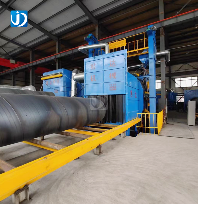 steel pipe shot blasting machine